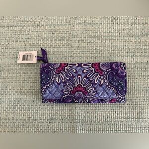 Vera Bradley Trifold Wallet in Lilac Tapestry